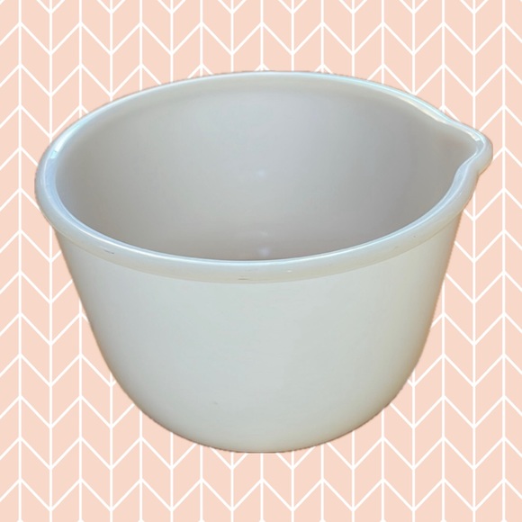 Sunbeam Other - Vintage Glasbake Made for Sunbeam 20CJ Large White Milk Glass Mixer Mixing Bowl